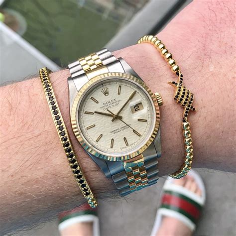 who wears rolex two-tone|two tone Rolex datejust 36mm.